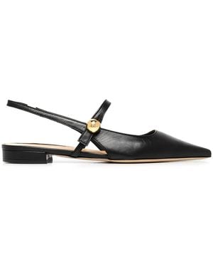 Madison Maison Slingback Ballerina Shoes - Black
