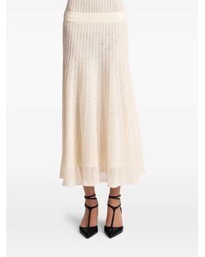 KHAITE Dawn Midi Skirt - ホワイト