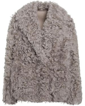 Blancha Cabanjacke Aus Shearling - Grau