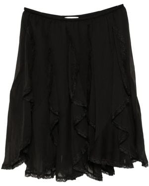 B+ AB Ruffled Skirt - Black