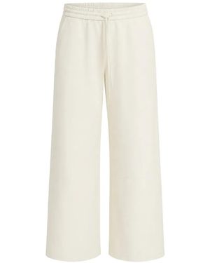 SPRWMN Elasticated Drawstring-Waist Track Pants - White