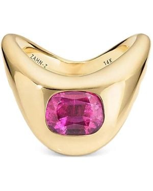 ZAHN-Z Big Zaha Tanzania Ring - Pink