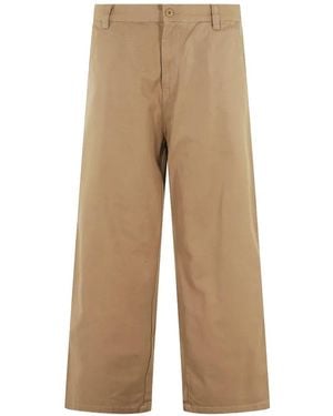 Carhartt Brady Wide-Leg Trousers - Natural
