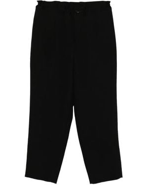 COMME DES GARÇON BLACK Wool Trousers - Black