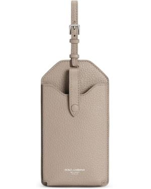Dolce & Gabbana Calfskin Eyewear Case - Natural