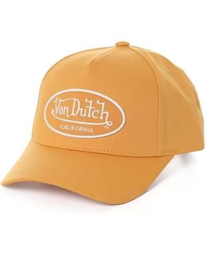 Von Dutch Baseballkappe Mit Logo-Patch - Orange