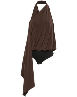 Coperni Draped Top - Brown
