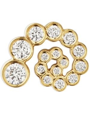 Sophie Bille Brahe 18Kt Petit Rêve Escargot Gelbgoldohrring Mit Diamanten - Mettallic
