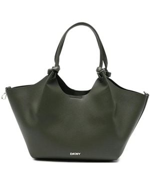 DKNY Borsa Tote Martellata Con Nodo - Nero