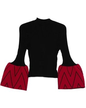 CFCL Flared-sleeve sweater - Rot