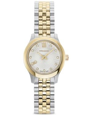 Ferragamo Duo Mini 25Mm Watch - Metallic