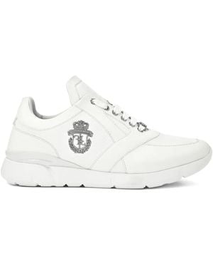 Billionaire Runner Crest Sneakers - Weiß