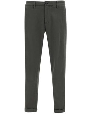 Re-hash Cuffed-Hem Chinos - Grey
