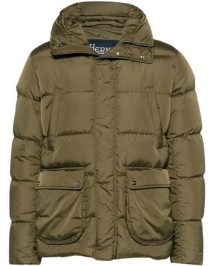Herno Hooded Puffer Jacket - Green