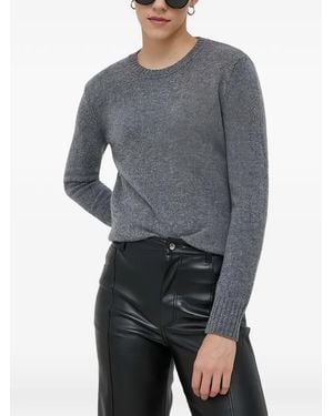 Benetton Crew-Neck Sweater - Gray