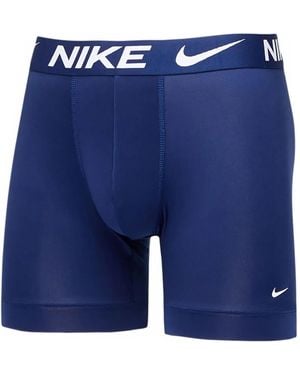 Nike Logo-Waistband Boxers (Pack Of Three) - Blue