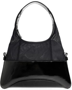 IRO Mesh Leather Tote Bag - Black