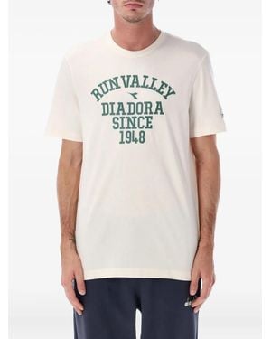 Diadora Run Valley Graphic T-Shirt - White