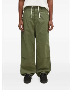 Engineered Garments Straight-Leg-Hose mit Kordelzug - Grün
