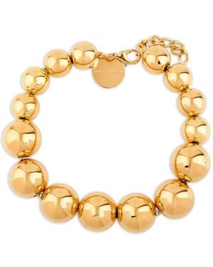 Vanessa Baroni Polished Beaded Necklace - Metallic