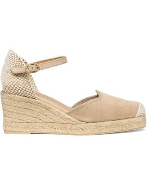 Geox Gelsa Low Wedges Espadrille - Natural