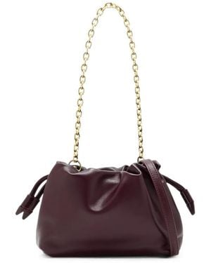 STUDIO AMELIA Alexandra Petite Drawstring Clutch Bag - Purple
