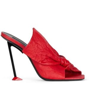 Givenchy Boudoir Bow-Detail Sandals - Red