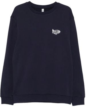 Moschino Crew Neck Sweatshirt - Blue