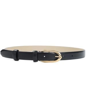 Givenchy Cinturón De Piel Con Hebilla - Blanco