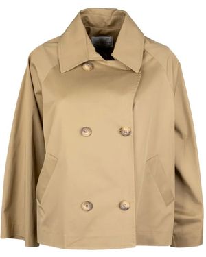 Cinque Gabardina Con Doble Botonadura - Neutro