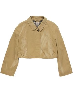 Acne Studios クロップド ジャケット - ナチュラル