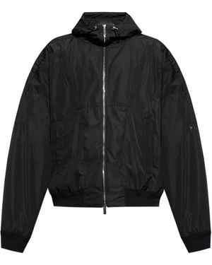 DSquared² Hooded Zip-Up Jacket - Black