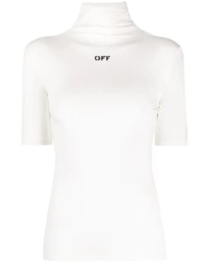 Off-White c/o Virgil Abloh High Neck T-shirt - White