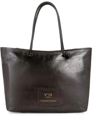 V73 Shopper Mit Knoten - Schwarz