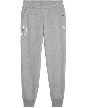 PUMA X Bmw Motorsport Logo-Print Track Trousers - Grey
