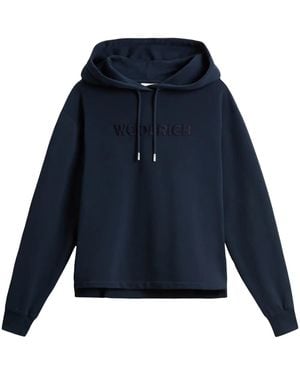 Woolrich Cotton Hoodie - Blue