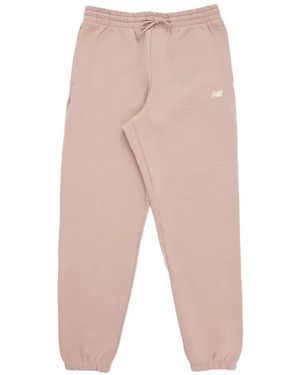 New Balance Fleece Track Trousers - White