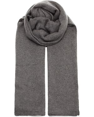 Al Duca d'Aosta Knitted Cashmere Scarf - Grey