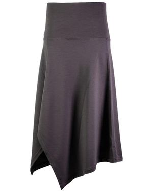 Lemaire Gonna Midi A Vita Alta Asimmetrica - Grigio