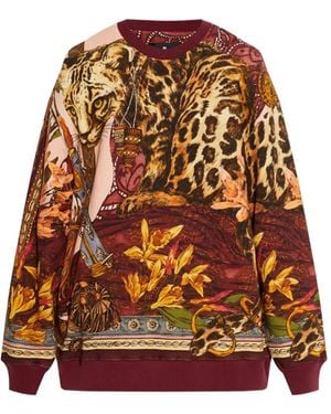 Etro Animal Print Sweatshirt - Brown
