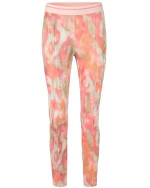 Marc Cain Sofia Slim-Fit Pants - Pink