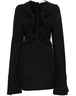 Christopher Esber Salacia Ruched Mini Dress - Black