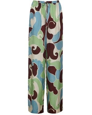 Cara Cara Pantaloni Girona Con Stampa - Verde