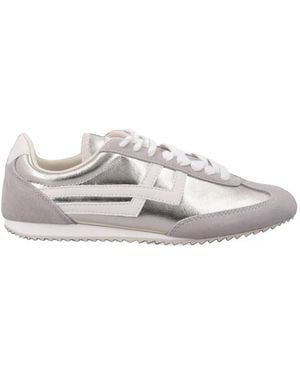 Pro Keds Racer 77 Metallic-Effect Low-Top Sneakers - White