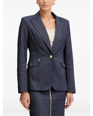 Marciano Pocket Button Blazer - Blue