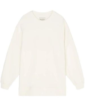 Marc O' Polo Logo-Embroidered Sweatshirt - White