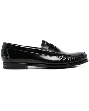Prada Logo-Debossed Loafers - White