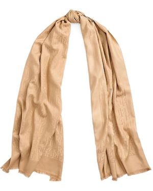 Ralph Lauren Foulard En Soie À Logo En Jacquard - Neutre