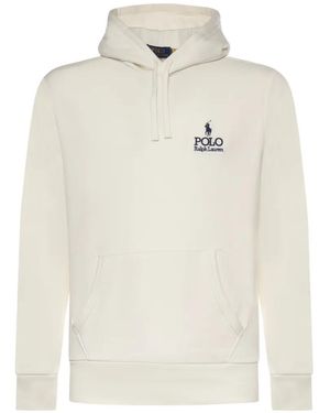 Polo Ralph Lauren Logo-Detail Hoodie - White
