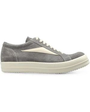 Rick Owens Vintage Suede Trainers - White